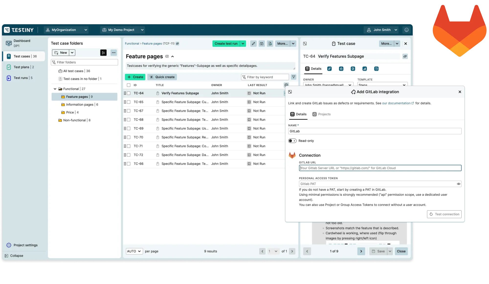 GitLab Test Management Tool