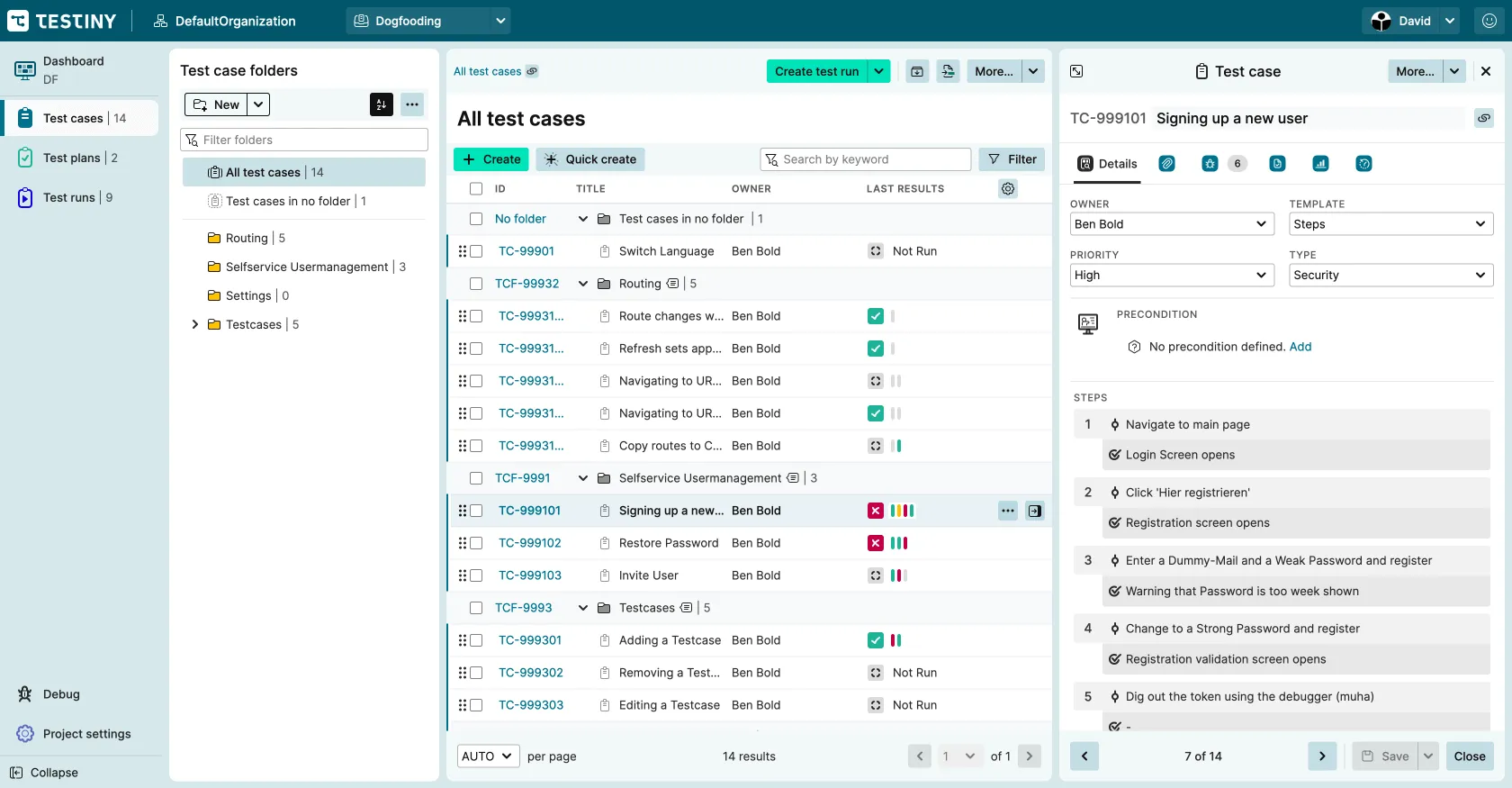 Testiny - See our tool in action